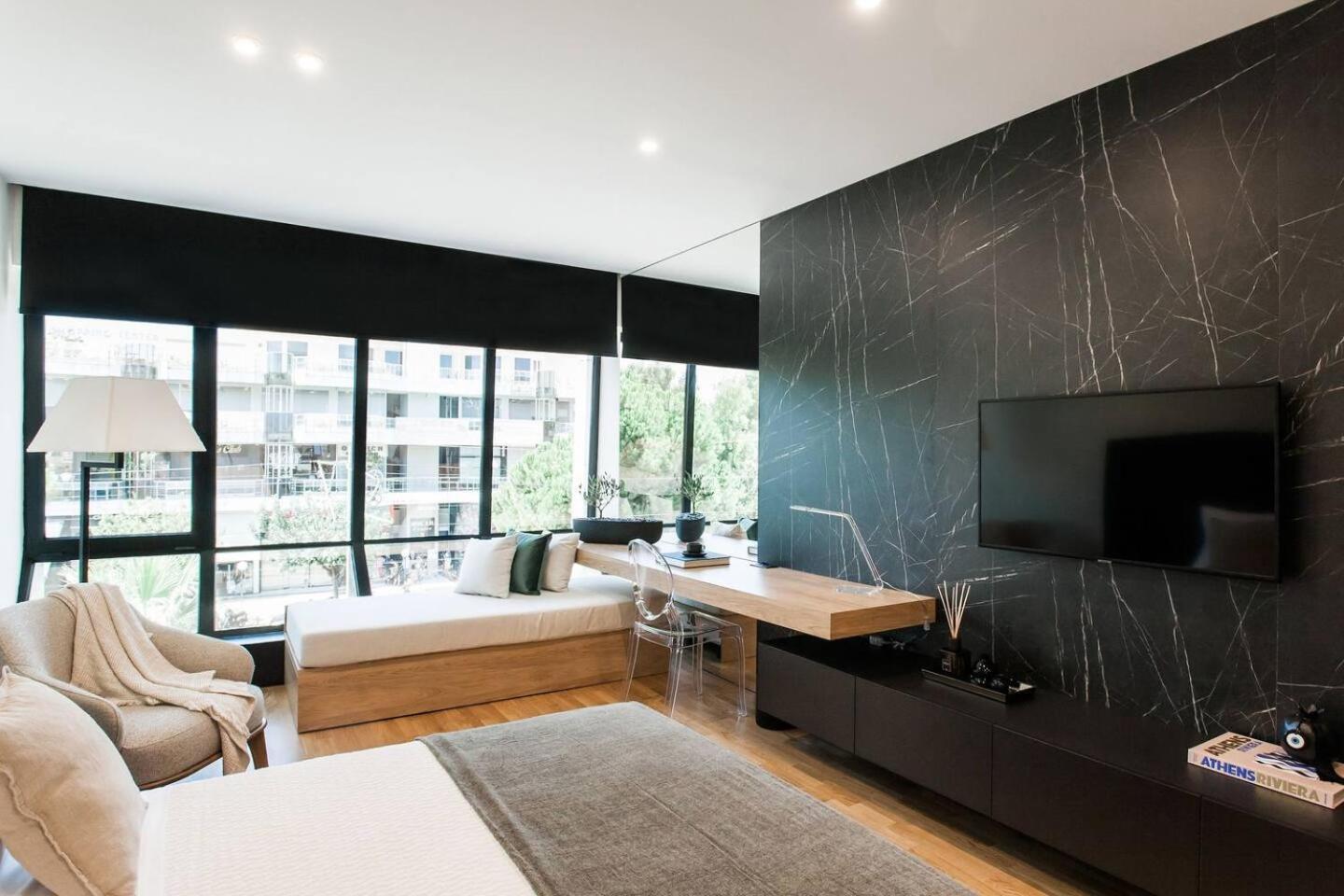 2 Sidebyside Suites In Athens Riviera By The Olon ภายนอก รูปภาพ